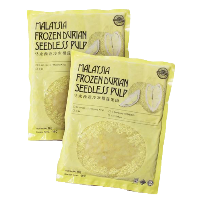 Frozen Durian Seedless Pulp